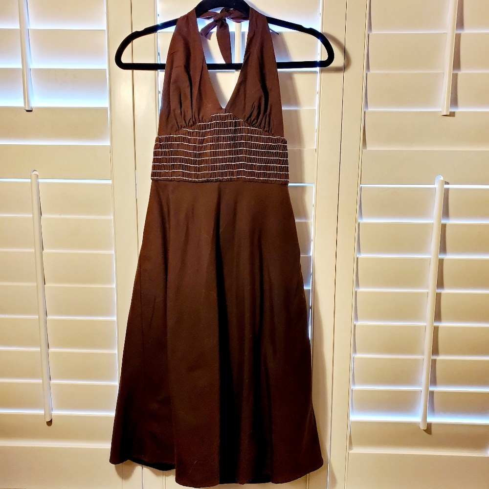Molly New York Brown Sundress - Size 6